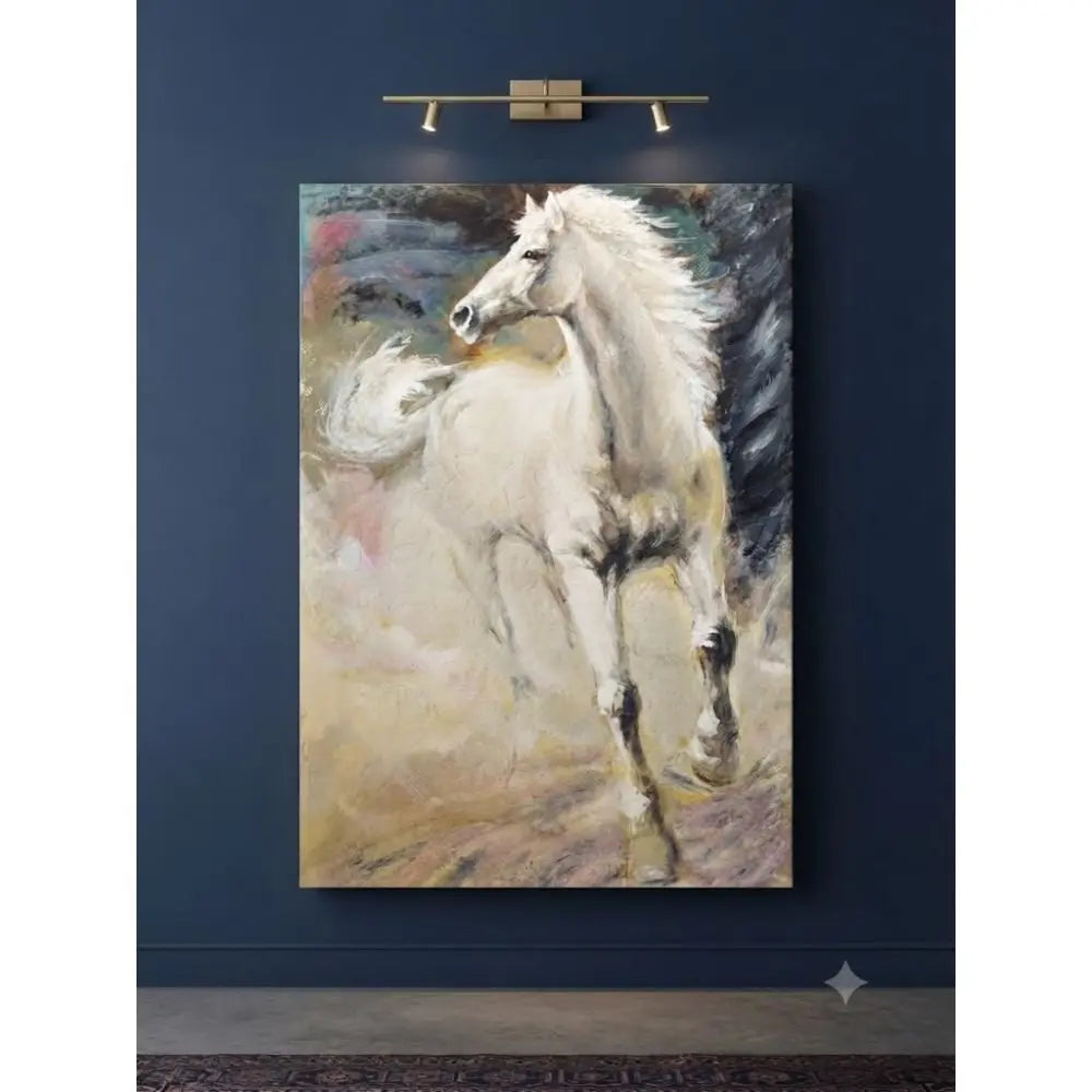 Elevate your interior with this Spirit in Motion, 24"x36"